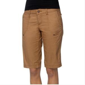 Prana Larissa Knicker Bermuda Tan Shorts Size 2